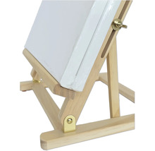 Drevený maliarsky stojan s plátnom