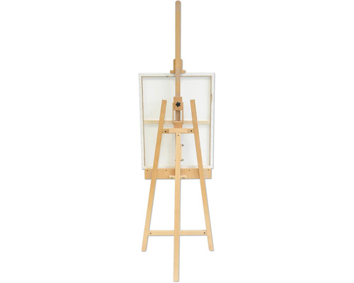 Drevený maliarsky stojan s plátnom