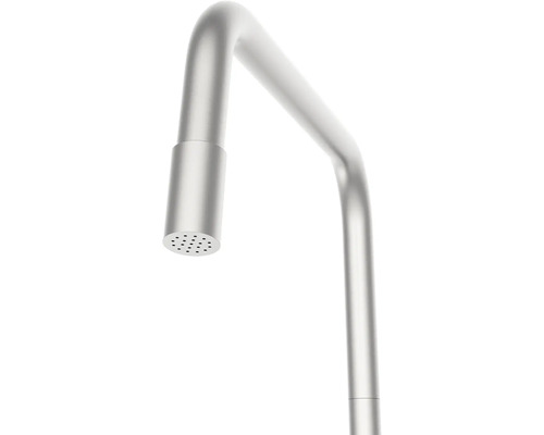 Kovová sprchová hlavica s okrúhlym dizajnom pre sprchu