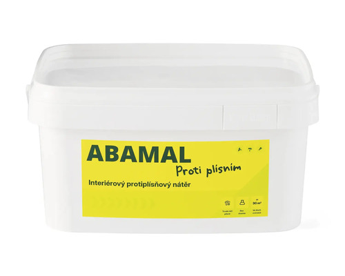 Interiérová farba Abamal proti plesniam vo vedre