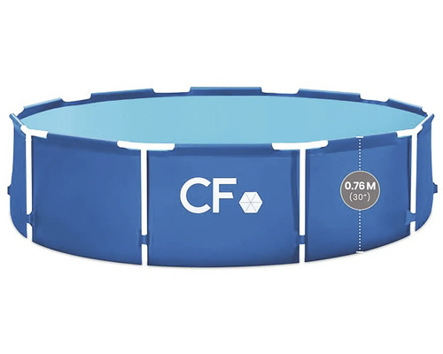 Kruhová rámová bazénová súprava s výškou 0,76 metra.