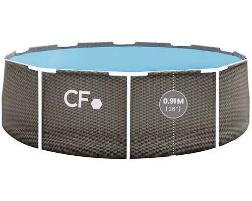 Kruhový rámový bazén s výškou 0.91 metra