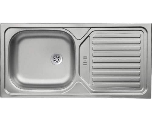 Nerezový drez s odkvapkávacou plochou