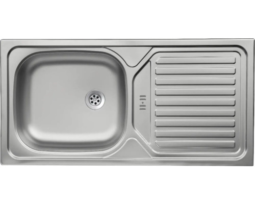 Nerezový drez s odkvapkávacou plochou