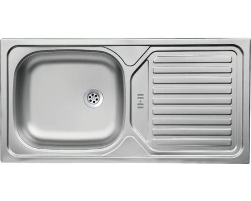 Nerezový drez s odkvapkávacou plochou