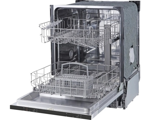 Otvorená umývačka riadu s košmi na riad