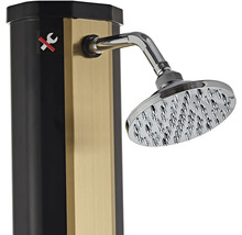 Záhradná sprcha s sprchovou hlavicou