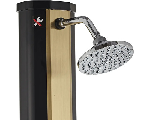 Záhradná sprcha s sprchovou hlavicou