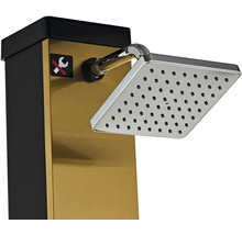 Sprchový panel so štvorcovou sprchovou hlavicou