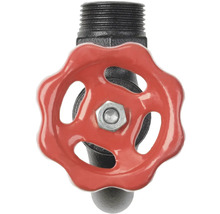 Ventil s červeným ručným kolieskom