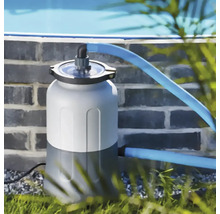 Piesková filtrácia pre bazén vo vonkajšom prostredí