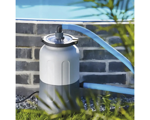 Piesková filtrácia pre bazén vo vonkajšom prostredí