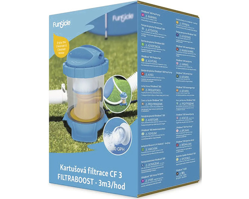 Balenie kartušovej filtrácie CF 3 FILTRABOOST s výkonom 3 metre kubické za hodinu
