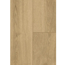 Detail laminátovej podlahy s dreveným vzorom