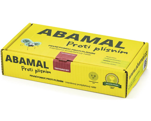 Testovacia súprava proti plesniam Abamal v žltom balení