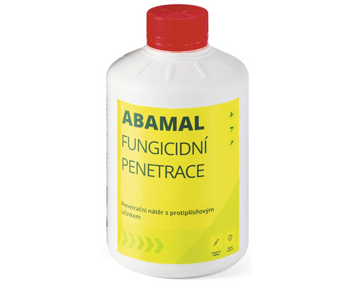 Abamal Fungicídna penetrácia v bielej fľaši s červeným uzáverom