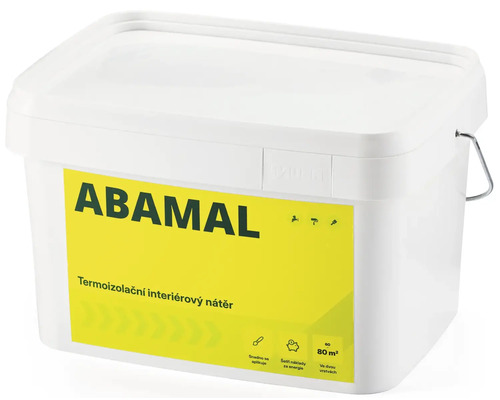 Vedro s termoizolačnou interiérovou farbou ABAMAL