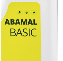 Štítok Abamal Basic so symbolmi pre striekacie pištole, valčeky a štetce