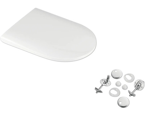 WC sedadlo z plastu s upevňovacím materiálom