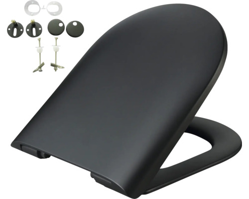 WC sedadlo z duroplastu s upevňovacím materiálom