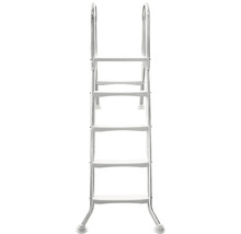 Bazénový rebrík z nehrdzavejúcej ocele s piatimi schodíkmi