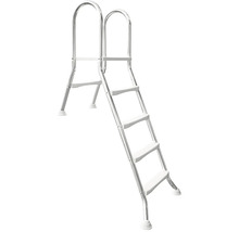 Kovový bazénový rebrík so štyrmi schodíkmi