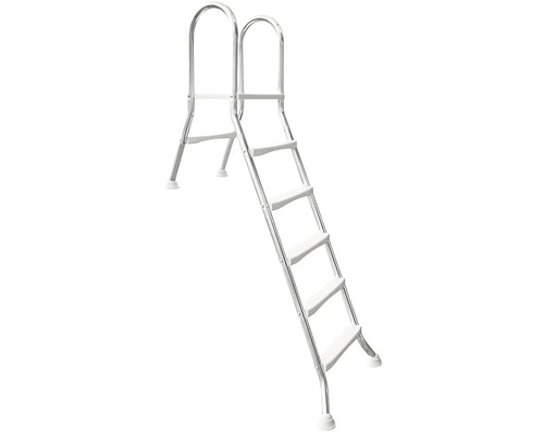 Kovový bazénový rebrík s piatimi schodíkmi