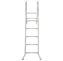 Bazénový rebrík z nehrdzavejúcej ocele so stupňami