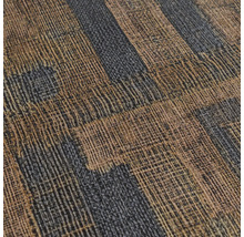 Detail štruktúrovanej vinylovej tapety s pruhovaným vzorom