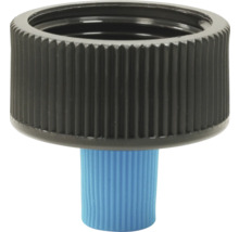 Plastový uzáver fľaše s rebrovaným povrchom