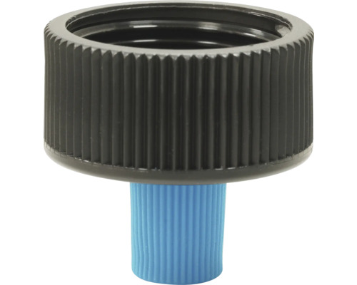 Plastový uzáver fľaše s rebrovaným povrchom