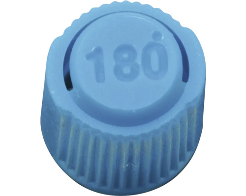 Plastová krytka s nápisom 180 stupňov