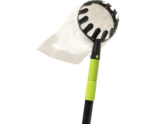 Zberač ovocia s vakom a teleskopickou tyčou