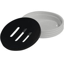 Mydelnička s čiernym vekom a štrbinami