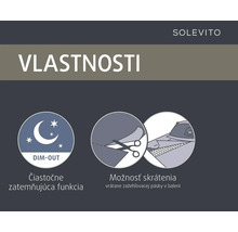 Vlastnosti Solevito: Čiastočne zatemňujúce, možnosť skrátenia