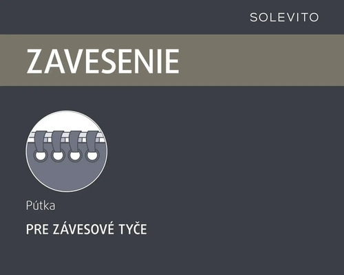 Záves Solevito pre záclonové tyče