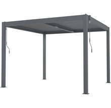 Hliníková pergola s lamelovou strechou do záhrady