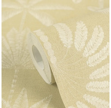 Rolka tapety s listovým vzorom