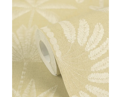 Rolka tapety s listovým vzorom