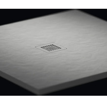 Štvorcová sprchová vanička s odtokom