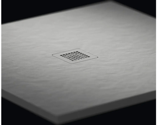 Štvorcová sprchová vanička s odtokom