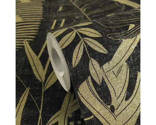 Rola tapety s listovým vzorom