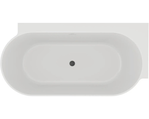 Voľne stojaca vaňa zo sanitárneho akrylátu, pohľad zhora