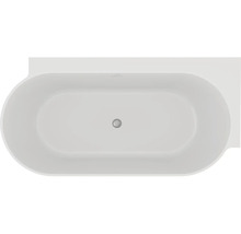 Voľne stojaca vaňa zo sanitárneho akrylátu, oválny tvar