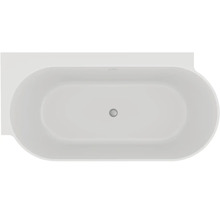 Pohľad zhora na vaňu zo sanitárneho akrylátu