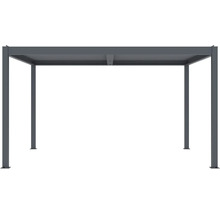 Kovový altánok so strechou