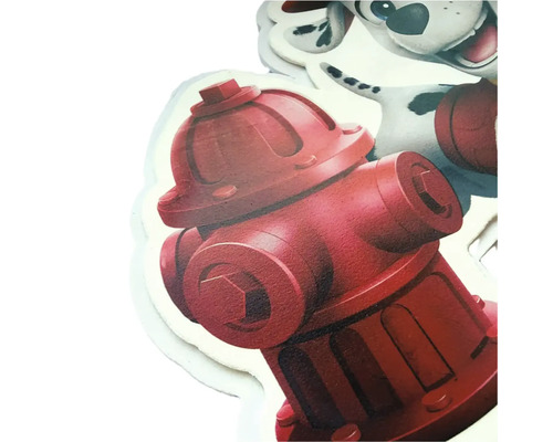 Dekorácia s hydrantmi a motívom Labkovej patroly