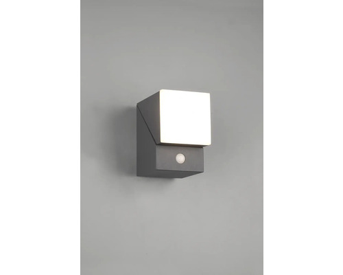 Štvorcové nástenné svietidlo s pohybovým senzorom