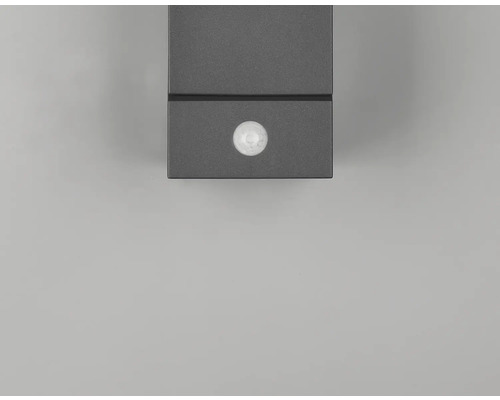 Sivé vonkajšie svetlo s pohybovým senzorom