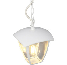 Biele vonkajšie závesné svietidlo s reťazou